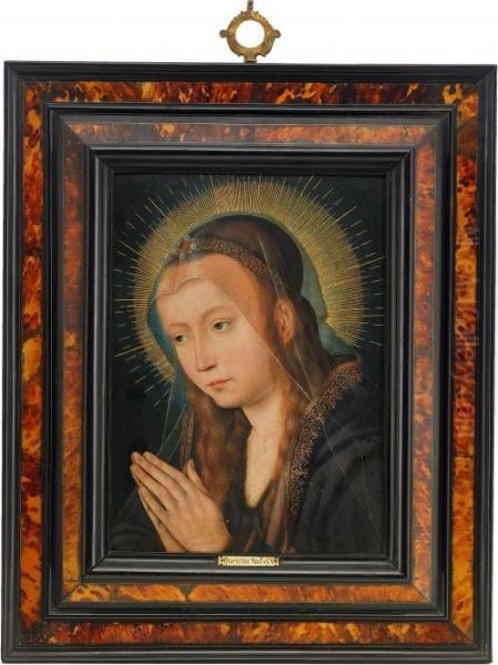 Den Bedjande Maria Oil Painting by Quinten Metsys