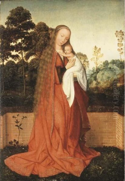 The Virgin And Child Oil Painting by Quinten Metsys