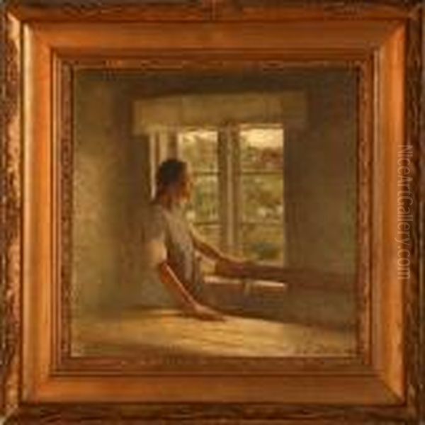 Hvad Mon Der Er Paafaerde Oil Painting by Carl Vilhelm Meyer