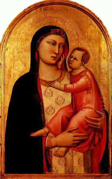 Madonna and Child 1335 Oil Painting by Bernardo Daddi