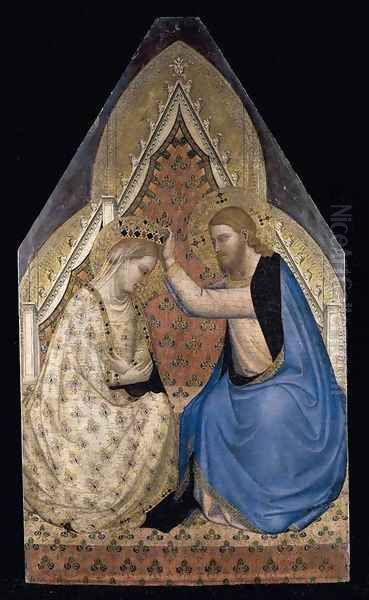 The Coronation of the Virgin 1430-50 Oil Painting by Bernardo Daddi