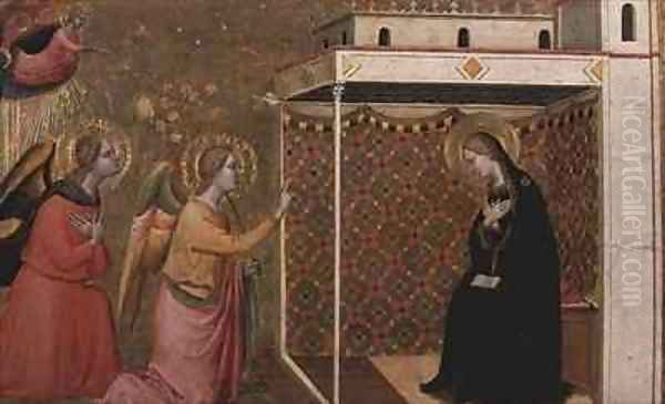 The Annunciation Oil Painting by Bernardo Daddi