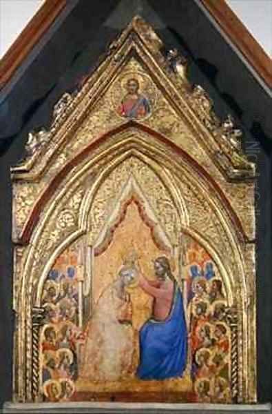 The Coronation of the Virgin Oil Painting by Bernardo Daddi