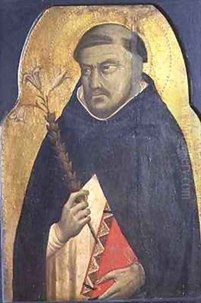 St Dominic Oil Painting by Bernardo Daddi