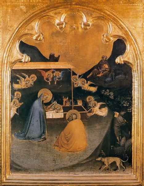 Polyptych of San Pancrazio Predella panel 2 Oil Painting by Bernardo Daddi