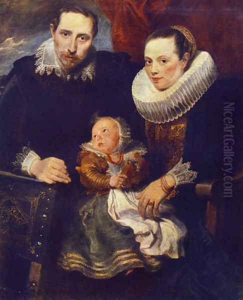 Family Portrait 1618-20 Oil Painting by Sir Anthony Van Dyck