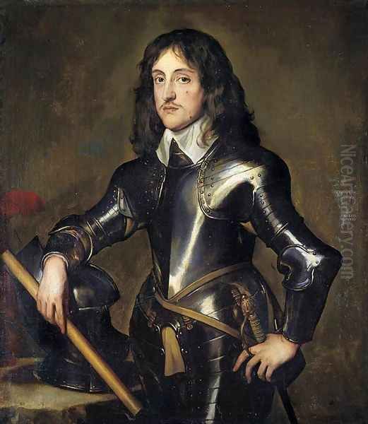 Portrait of Prince Charles Louis, Elector Palatine 1641 Oil Painting by Sir Anthony Van Dyck