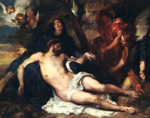 Deposition 1634 Oil Painting by Sir Anthony Van Dyck