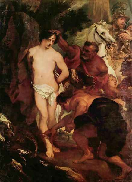 Martyrdom of saint Sebastian Oil Painting by Sir Anthony Van Dyck