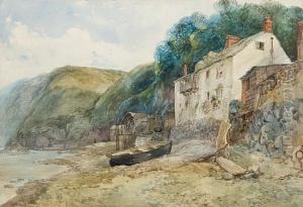 Clovelly Oil Painting by John Middleton