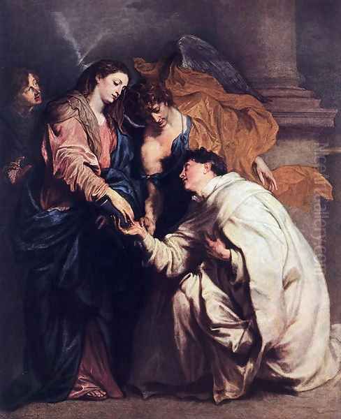 Blessed Joseph Hermann 1629 Oil Painting by Sir Anthony Van Dyck