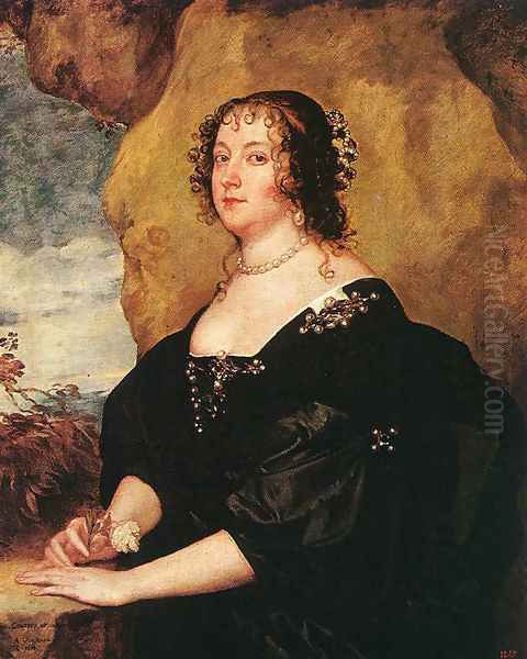 Diana Cecil, Countess of Oxford 1638 Oil Painting by Sir Anthony Van Dyck