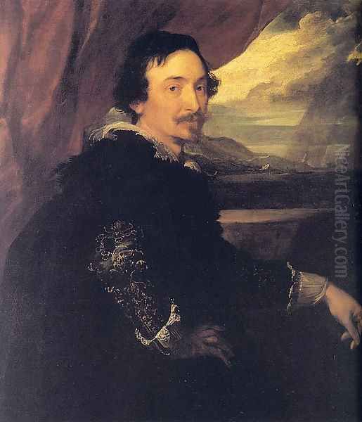 Lucas Van Uffelen Oil Painting by Sir Anthony Van Dyck