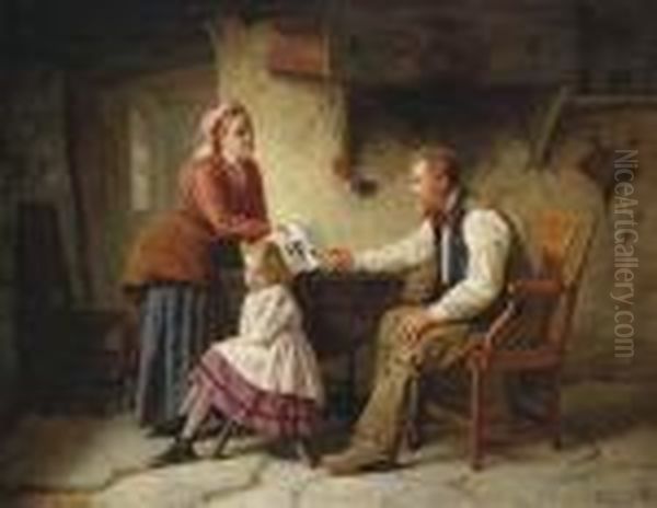 In Disgrace Oil Painting by William Henry Midwood