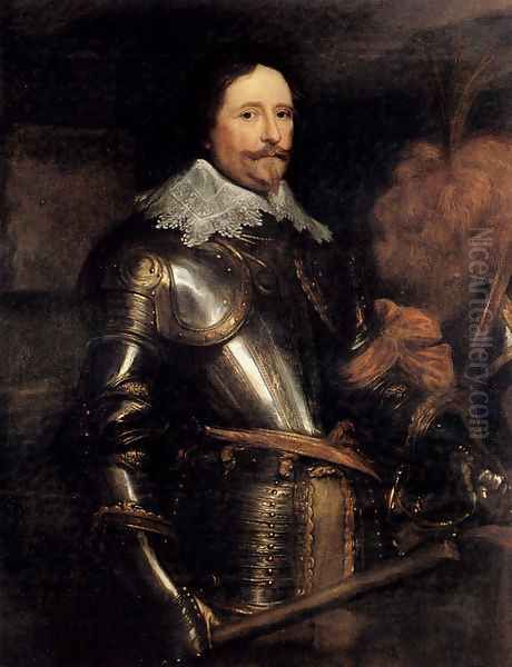 Portrait Of Frederik Hendrik Oil Painting by Sir Anthony Van Dyck