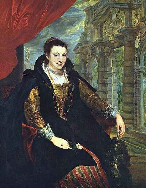 Isabella Brandt Oil Painting by Sir Anthony Van Dyck