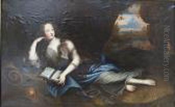 Allegorisch Tafereel. Oil Painting by Nicolas Mignard