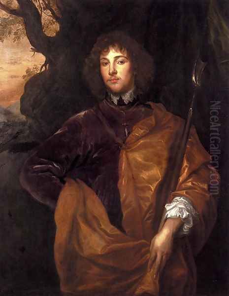 Portrait Of Philip Lord Wharton (1613 1696) Oil Painting by Sir Anthony Van Dyck