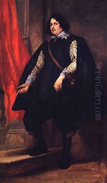 Portrait Of A Gentleman Oil Painting by Sir Anthony Van Dyck