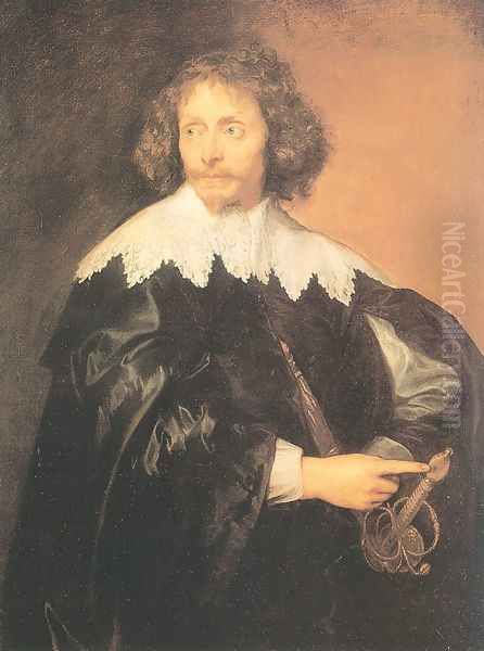 Sir Thomas Chaloner 1637 Oil Painting by Sir Anthony Van Dyck