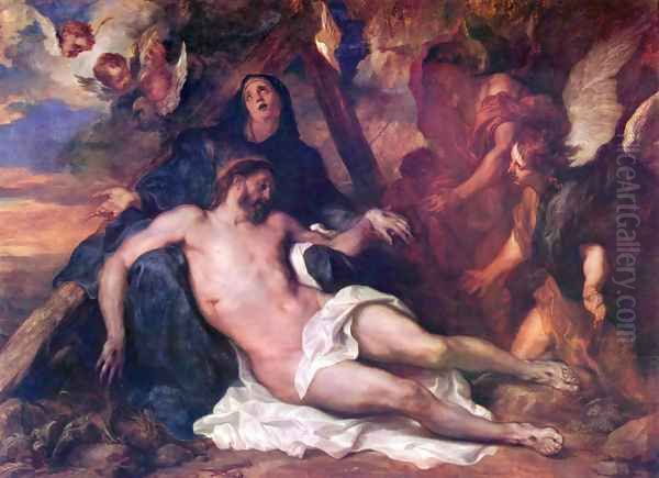 Beweinung of Christ 2 Oil Painting by Sir Anthony Van Dyck