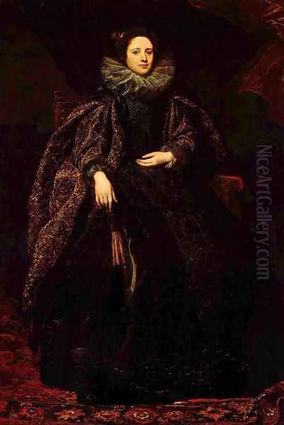 Portrait of the Marchesa Balbi Oil Painting by Sir Anthony Van Dyck