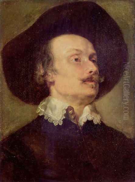 Portrait of the battle painter Pieter Snayers Oil Painting by Sir Anthony Van Dyck