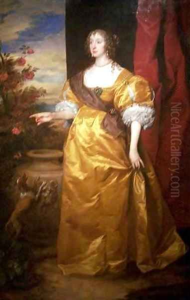 Anne Kirke Oil Painting by Sir Anthony Van Dyck