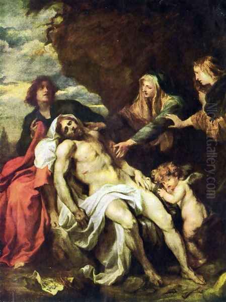 Beweinung of Christ 1 Oil Painting by Sir Anthony Van Dyck