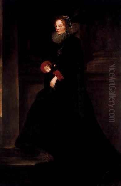 Marchesa Geronima Spinola Oil Painting by Sir Anthony Van Dyck