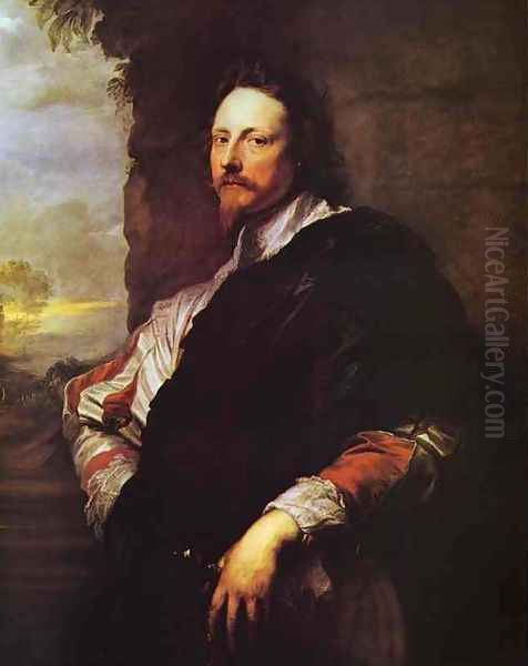 Nicholas Lanier Oil Painting by Sir Anthony Van Dyck