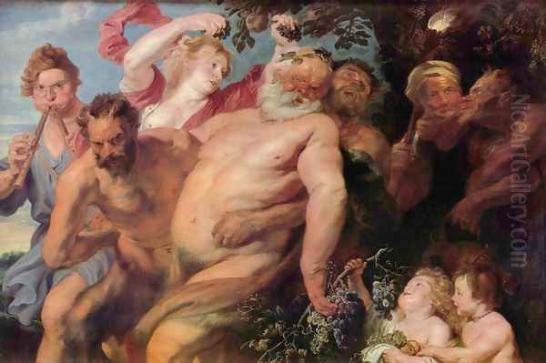 Triumph of Silen Oil Painting by Sir Anthony Van Dyck