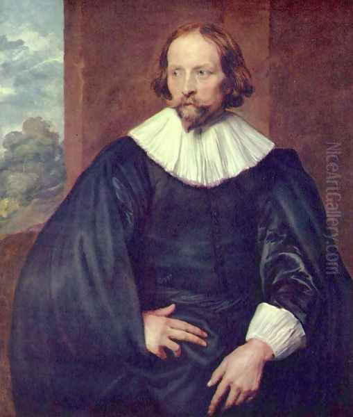 Portrait of Quintijn Simons Oil Painting by Sir Anthony Van Dyck