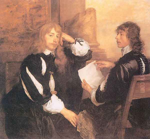 Thomas Killigrew and William, Lord Crofts Oil Painting by Sir Anthony Van Dyck