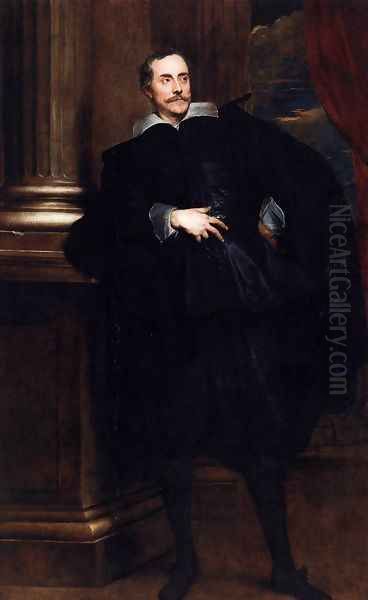 Portrait of Marcello Durazzo Oil Painting by Sir Anthony Van Dyck