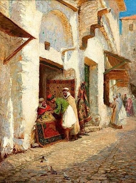 Souk Oil Painting by Addison Thomas Millar