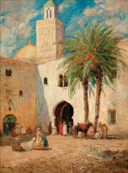 The Mosque Tower Oil Painting by Addison Thomas Millar