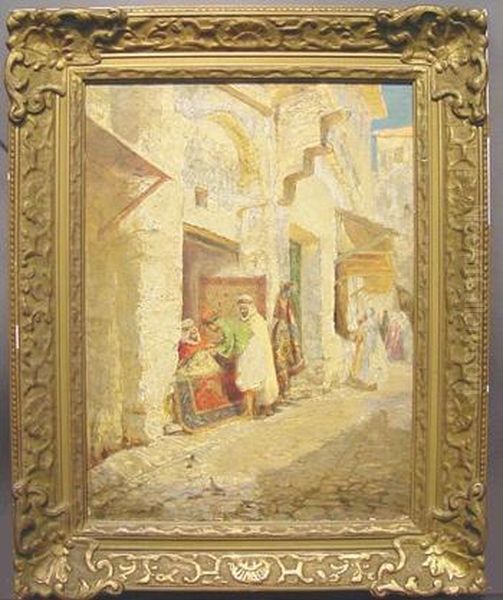 The Rug Shop Oil Painting by Addison Thomas Millar