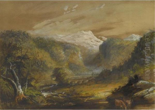 Black Hills Oil Painting by Alfred Jacob Miller