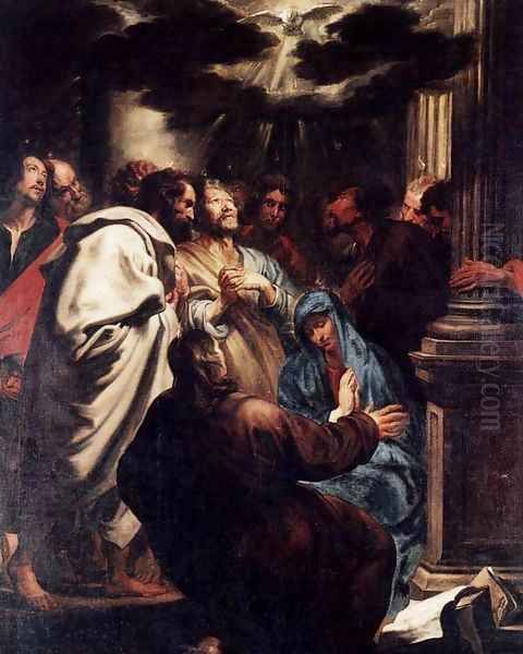 Pentecost Oil Painting by Sir Anthony Van Dyck