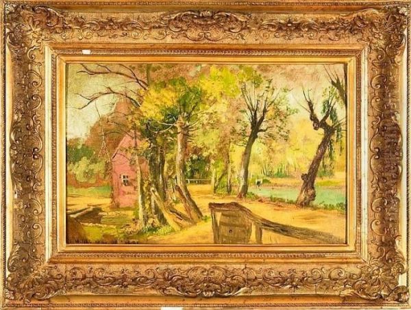 Landscape Oil Painting by Charles Henry Miller