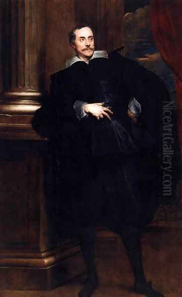 Portrait of Marcello Durazzo 2 Oil Painting by Sir Anthony Van Dyck