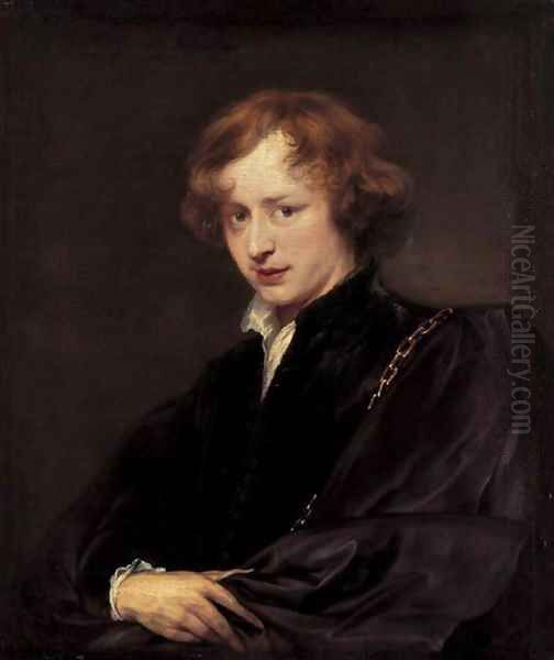 Self Portrait 2 Oil Painting by Sir Anthony Van Dyck