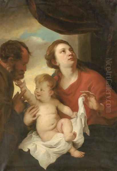 The Holy Family Oil Painting by Sir Anthony Van Dyck