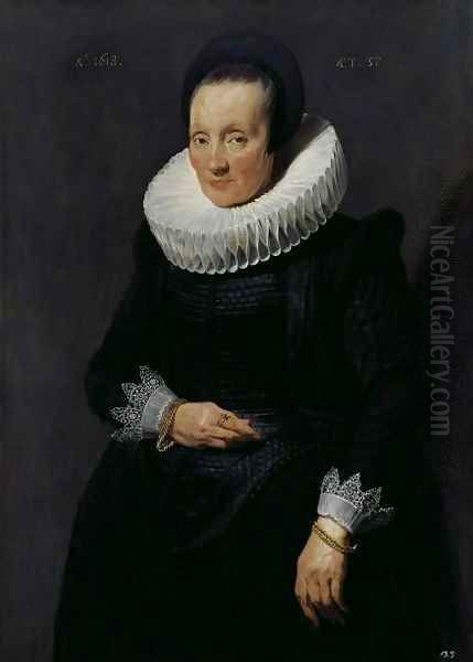 Portrait of a Woman 1618 Oil Painting by Sir Anthony Van Dyck