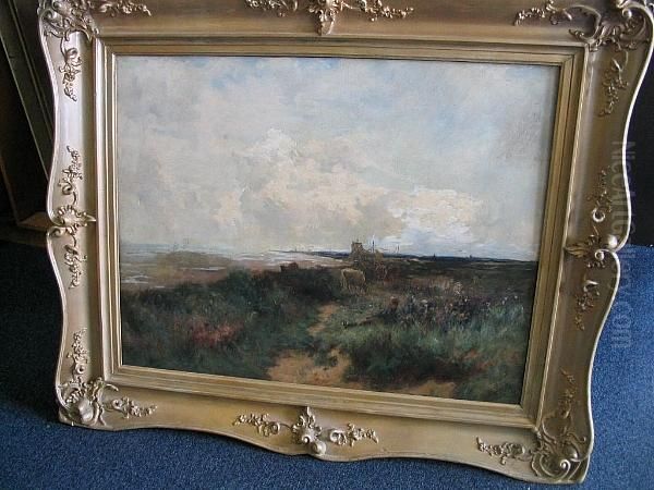 Leven Links, Fife Oil Painting by Joseph Milner