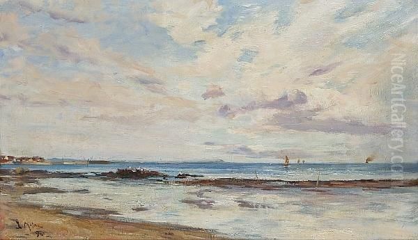 The Angus Coast Oil Painting by Joseph Milner