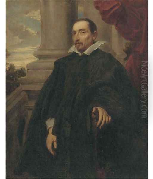 Portrait of Antoine Triest, Bishop of Ghent, half-length Oil Painting by Sir Anthony Van Dyck