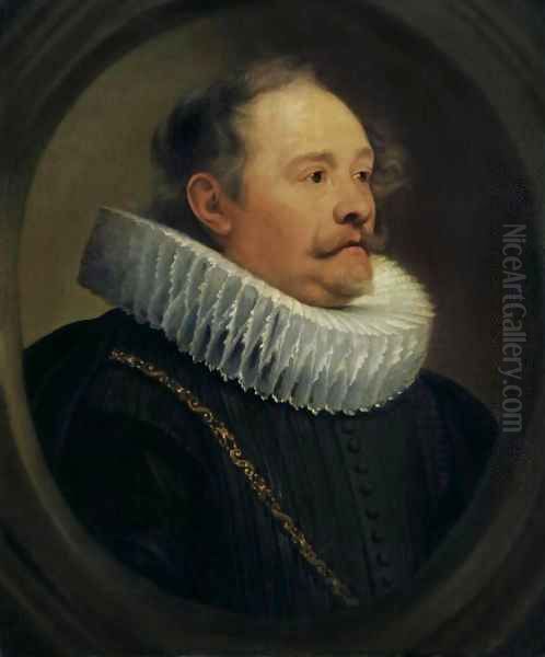 Portrait of Engelbert Taie baron of Wemmel Oil Painting by Sir Anthony Van Dyck