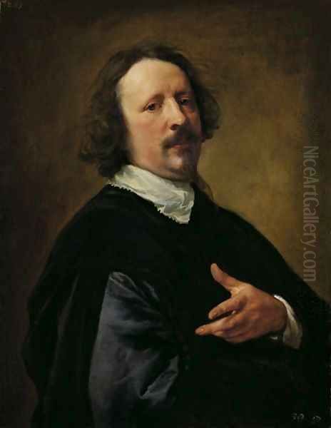 Portrait of the Painter Caspar de Crayer Oil Painting by Sir Anthony Van Dyck